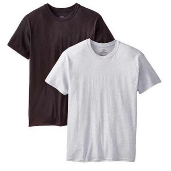 Hanesbrands 2PK 2XL BLKGRY TShirt 2165P2-2XL